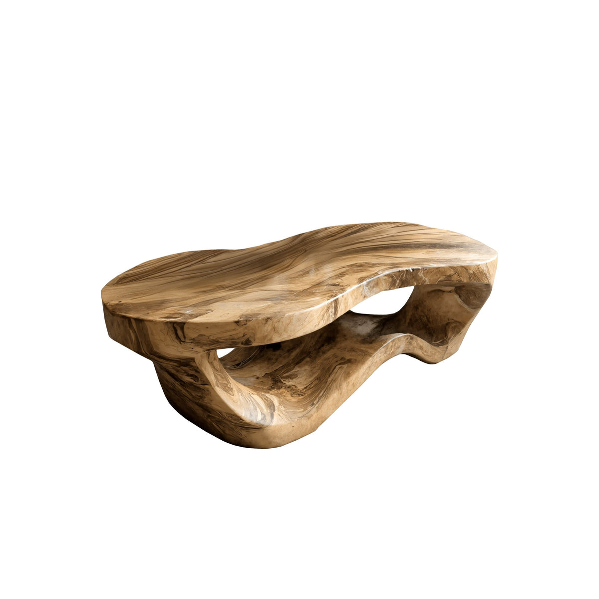 Calven Drift Solid Wood Coffee Table