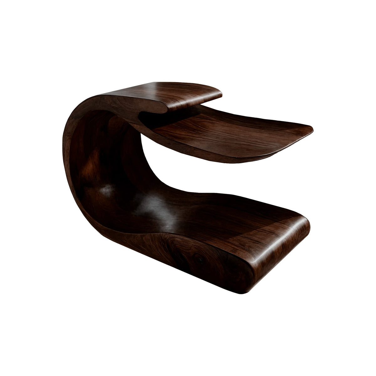 Elvara Handcrafted Solid Wood Side Table